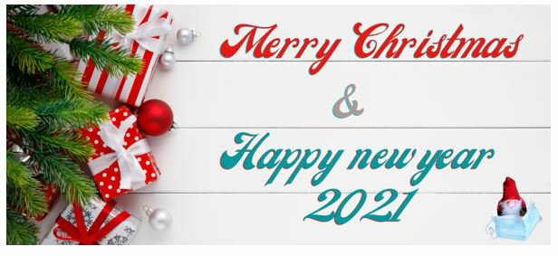 Image including text Happy New Year 2021
