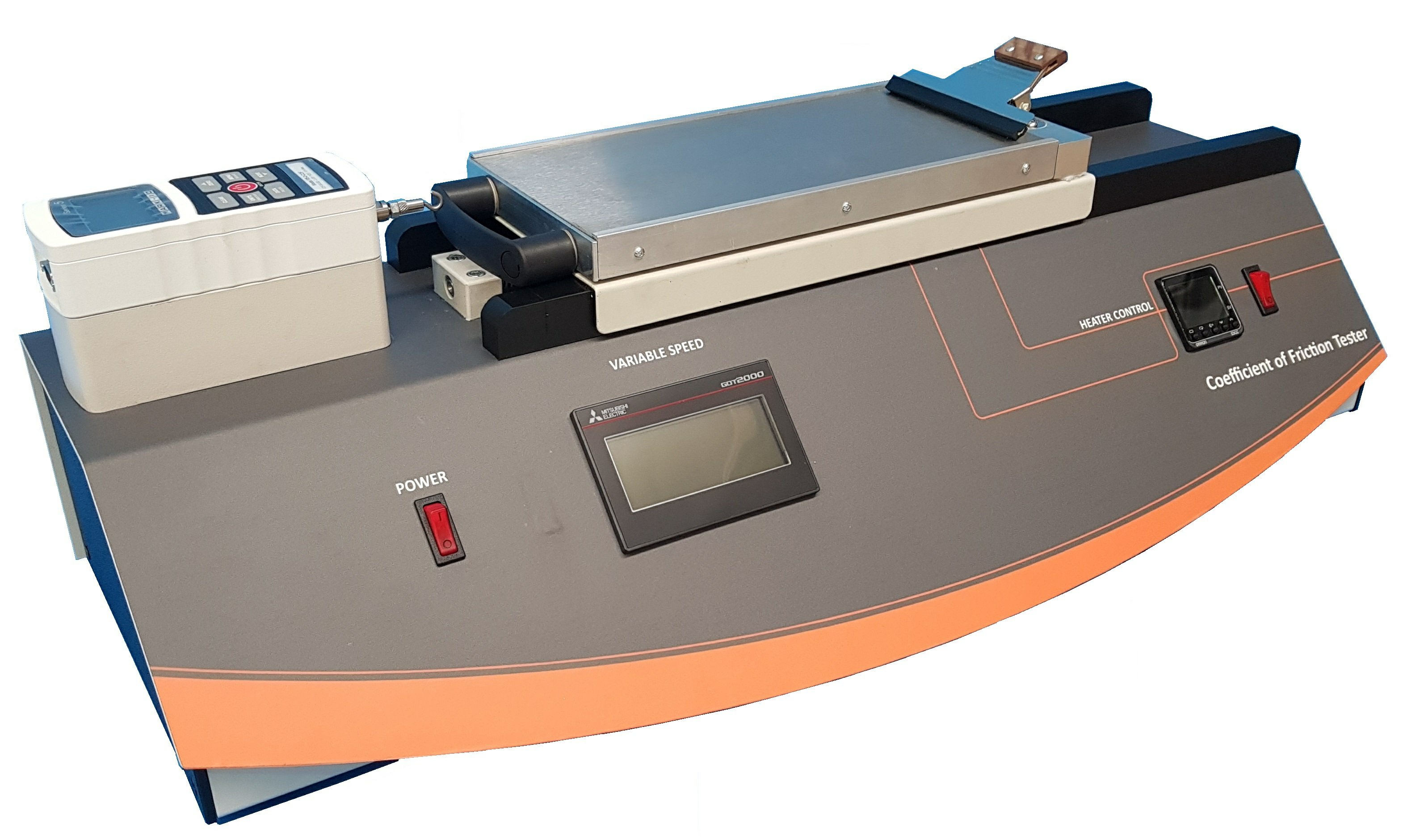 Coefficient of Friction Tester with Variable Speed & Heated Platen