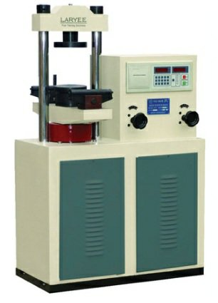 Máquina de ensayo de flexión y compresión de hormigón