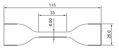 Cutting Die as per &bull;ASTM D412-C &bull;ISO 6259-3-Type 2 &bull;K6251-Type 5 &bull;ISO 37 &ndash; Type 1 &bull;ISO 37-1 Type 2 &bull;ISO 527-3 &ndash; Type 5 &bull;BS 2782-3 (Method 320A) &bull;AS 1145.3 &ndash; Type 5 &bull;DIN53504-S1 &bull;ASTM D882