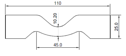 DIN ISO 34-1 &bull;K6301-Type A &bull;ASTM D624 &ndash; Type B cutting die