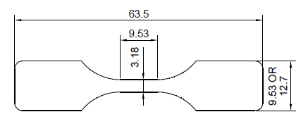 cutting die as per ASTM D1822-Type L 