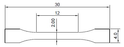 ISO 527-2 &ndash; Type 1BB cutting die 