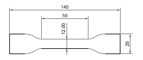 ASTM D412 &ndash; Type A cutting die 