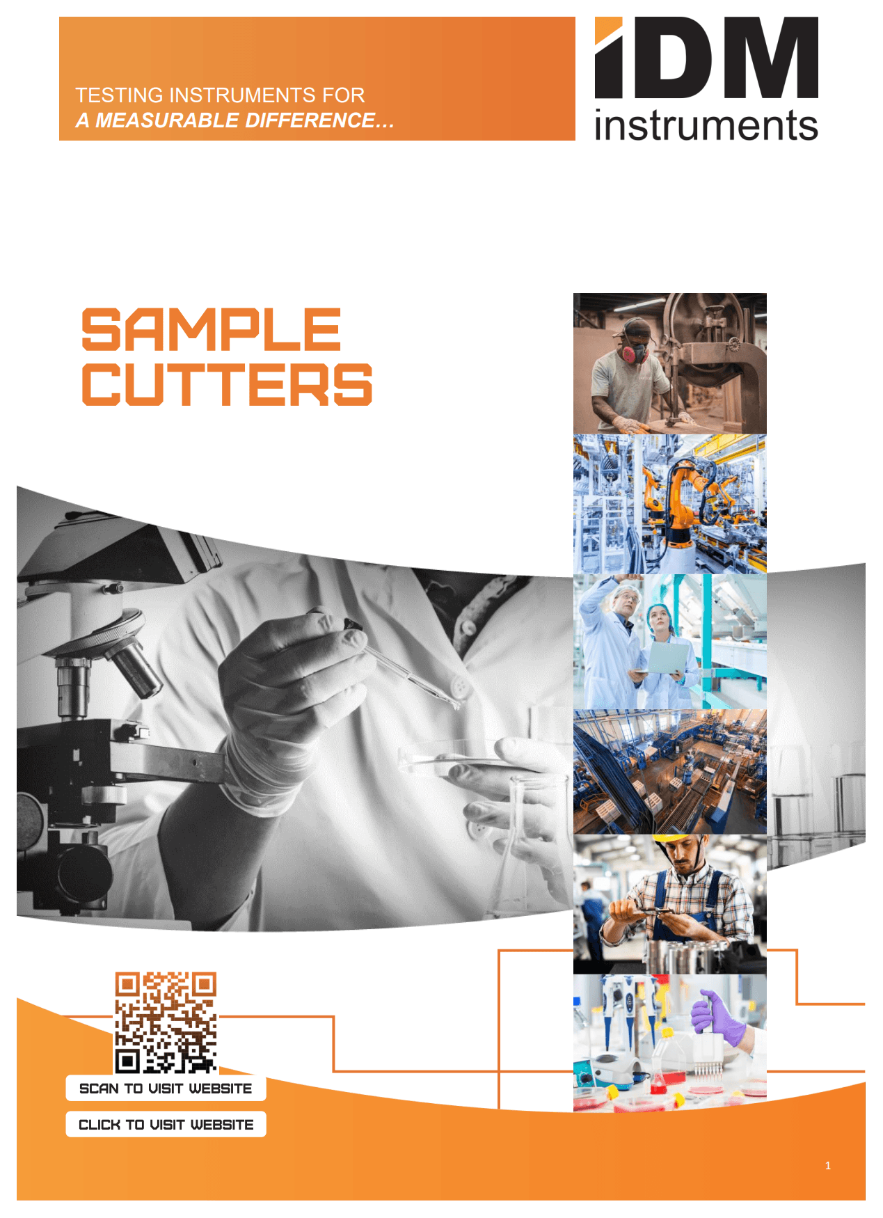 Sample Cutters Catalogue cover page thumbnail