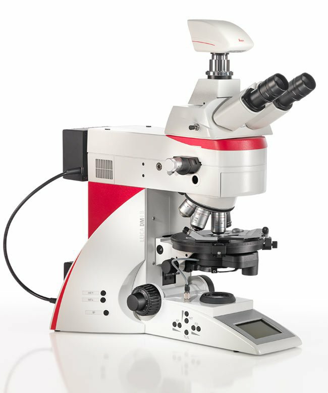 Leica DM4 P polarised light microscope, Australian distributor