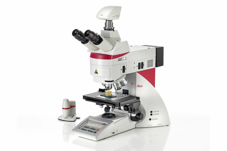LIBS integriertes Mikroskop DM6 M, vertrieben in Australien von IDM Instruments