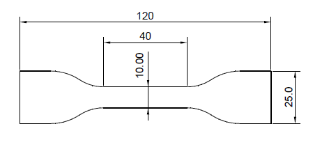 Troquel de corte estándar JIS K6301-Tipo 1