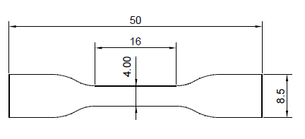 matriz de corte conforme ISO 37 - Tipo 3 • AS / NZS 1660.2.3 • DIN 53504