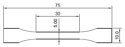 ISO 527-2 – 1BA 型切割模具